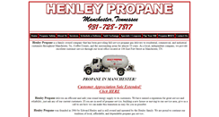 Desktop Screenshot of henleypropane.com